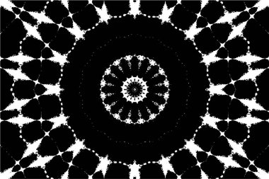 Kaleydoskopik desenli tek renkli süslemeli arkaplan