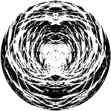 siyah ve beyaz yuvarlak pul grunge arkaplanı