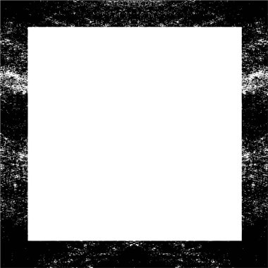 Soyut grunge çerçeve. Siyah ve beyaz arkaplan şablonu.