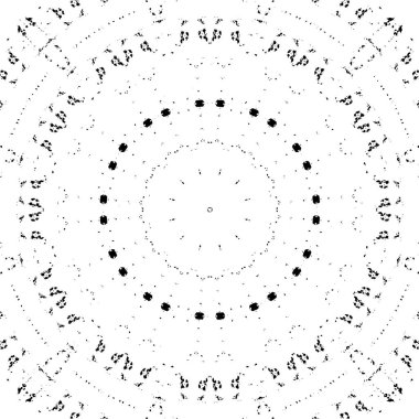 Yaratıcı siyah-beyaz süs arka planı. Mandala deseni.