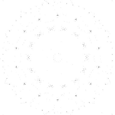 Süslü siyah beyaz arka plan. Mandala deseni.