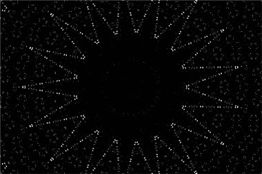 Siyah ve beyaz süslemeli arka plan. Mandala deseni.