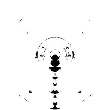 monokrom soyut yuvarlak pul grunge arkaplanı