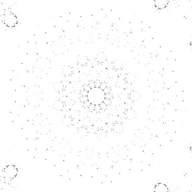 Süslü arka plan, siyah beyaz. Mandala deseni.