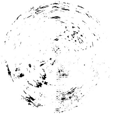 monokrom soyut yuvarlak pul grunge arkaplanı