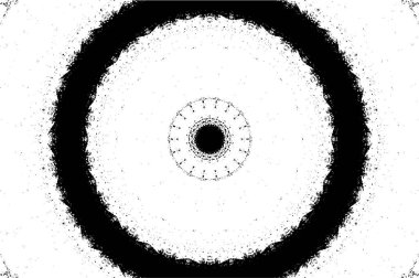 Kaleydoskopik desenli siyah ve beyaz süs arkaplanı