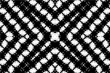 Kaleydoskopik desenli siyah ve beyaz süs arkaplanı