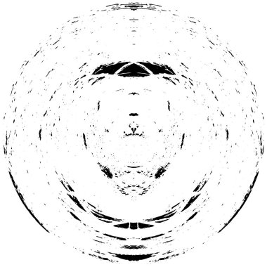 monokrom soyut yuvarlak pul grunge arkaplanı