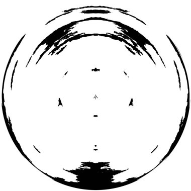 monokrom soyut yuvarlak pul grunge arkaplanı