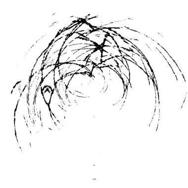 siyah ve beyaz yuvarlak soyut grunge yaratıcı desen