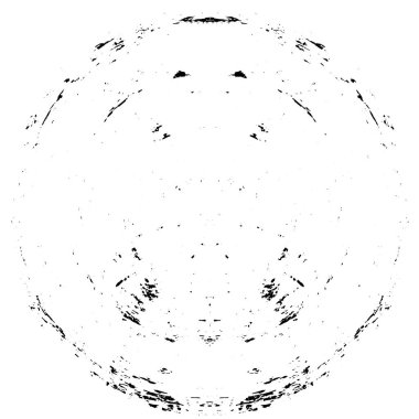 siyah ve beyaz yuvarlak soyut grunge yaratıcı desen