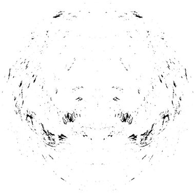 siyah ve beyaz yuvarlak soyut grunge yaratıcı desen