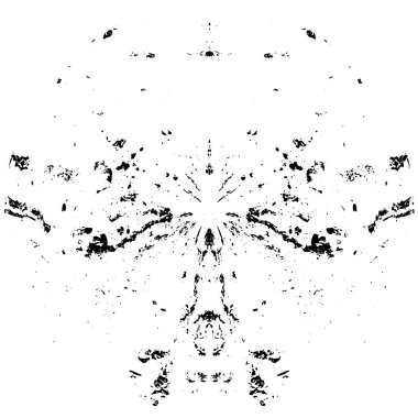 siyah ve beyaz yuvarlak soyut grunge yaratıcı desen