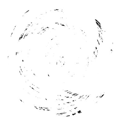 siyah beyaz yuvarlak soyut grunge yaratıcı desen