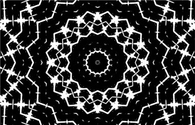 Kaleydoskopik desenli tek renkli süslemeli arkaplan