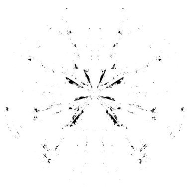 siyah beyaz yuvarlak soyut grunge yaratıcı desen