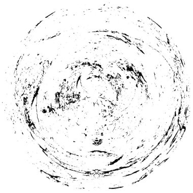 siyah beyaz yuvarlak soyut grunge yaratıcı desen