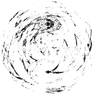 siyah beyaz yuvarlak soyut grunge yaratıcı desen