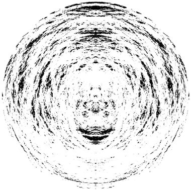 siyah beyaz yuvarlak soyut grunge yaratıcı desen