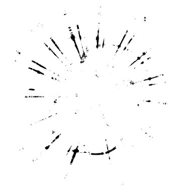 siyah beyaz yuvarlak soyut grunge yaratıcı desen