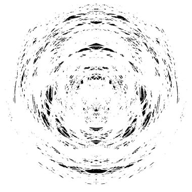 siyah ve beyaz yuvarlak soyut grunge yaratıcı desen