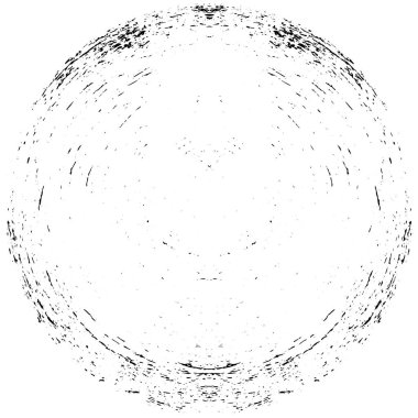 siyah ve beyaz yuvarlak soyut grunge yaratıcı desen