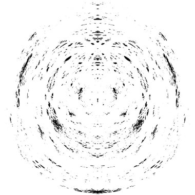 siyah ve beyaz yuvarlak soyut grunge yaratıcı desen