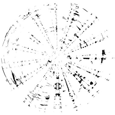 siyah ve beyaz yuvarlak soyut grunge yaratıcı desen