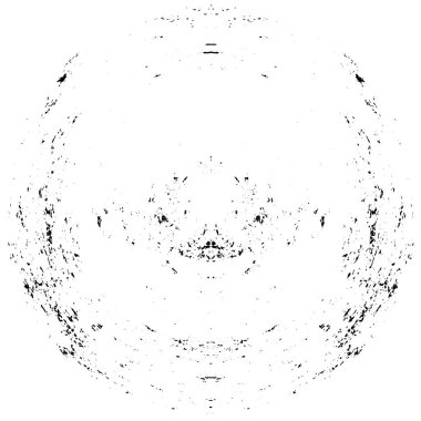 siyah ve beyaz yuvarlak soyut grunge yaratıcı desen