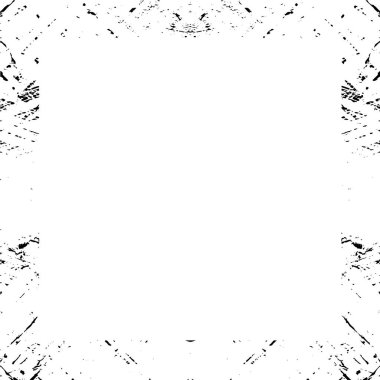 Soyut grunge çerçeve. Siyah ve beyaz arkaplan şablonu.