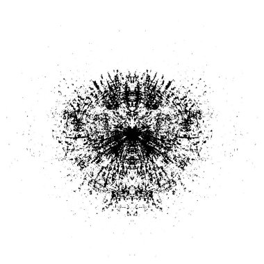 monokrom soyut yuvarlak pul grunge arkaplanı