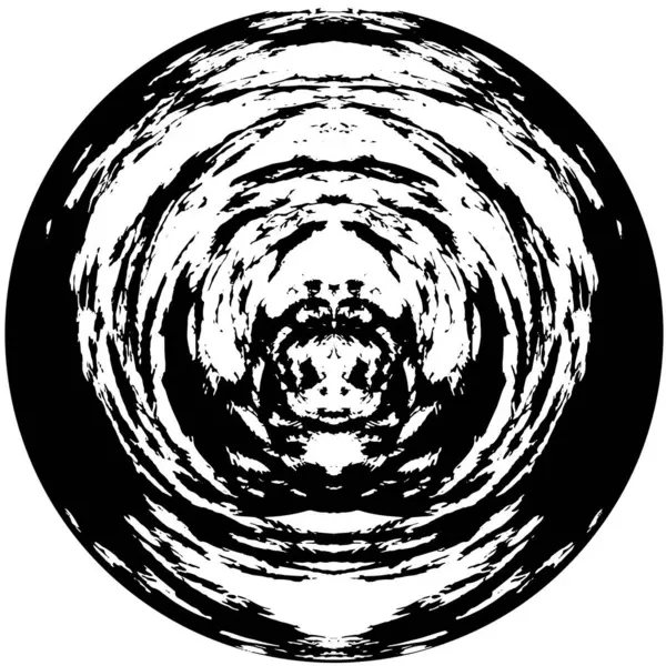 黑色和白色圆形邮票的背景 — 图库矢量图片