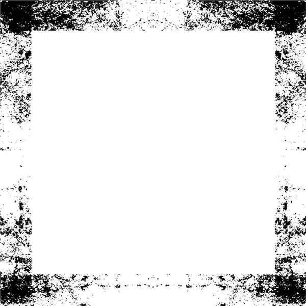Αφηρημένο Πλαίσιο Grunge Μαύρο Και Άσπρο Πρότυπο Φόντου — Διανυσματικό Αρχείο