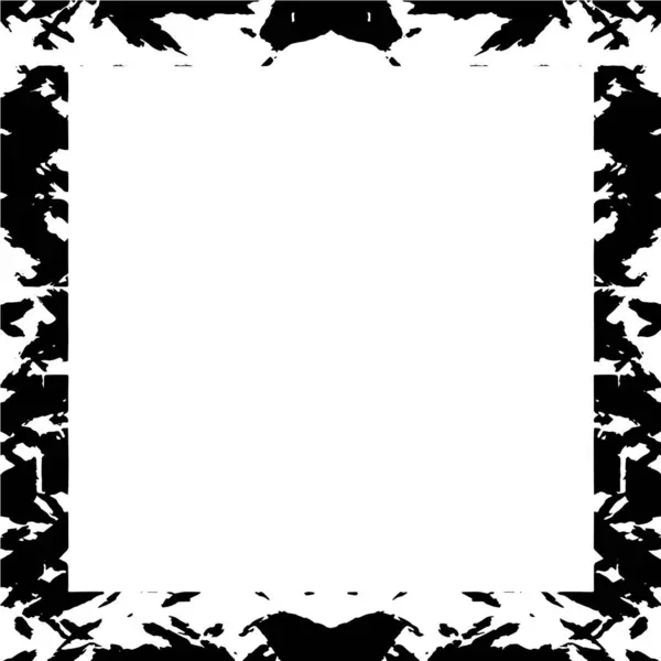 Αφηρημένο Πλαίσιο Grunge Μαύρο Και Άσπρο Πρότυπο Φόντου — Διανυσματικό Αρχείο