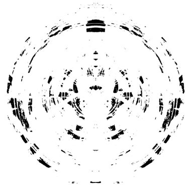 monokrom soyut yuvarlak pul grunge arkaplanı