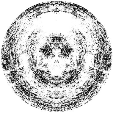 monokrom soyut yuvarlak pul grunge arkaplanı