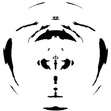 monokrom soyut yuvarlak pul grunge arkaplanı