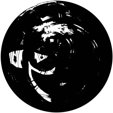 akromatik soyut yuvarlak pul grunge arkaplanı