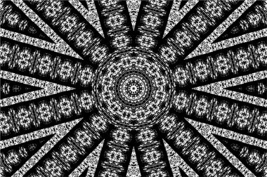 Kaleydoskopik desenli tek renkli süslemeli arkaplan