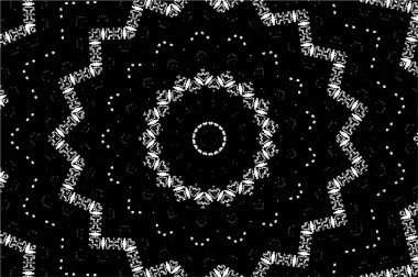 Kaleydoskopik desenli tek renkli süslemeli arkaplan