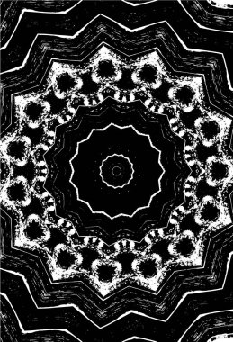 Süslü kaleydoskopik tek renkli arkaplan