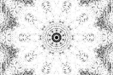 Kaleydoskopik desenli tek renkli süslemeli arkaplan