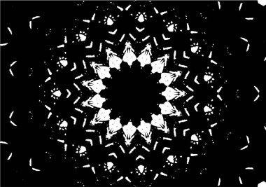 Süslü kaleydoskopik tek renkli arkaplan