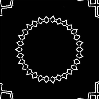 Süslü kaleydoskopik tek renkli arkaplan