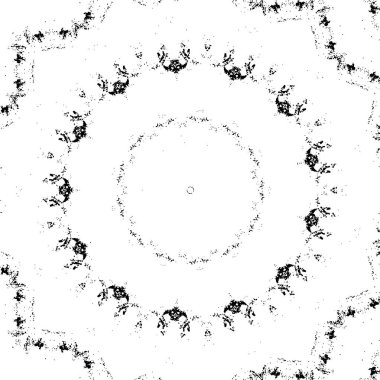 Tertemiz siyah beyaz mozaiğin vektör çizimi