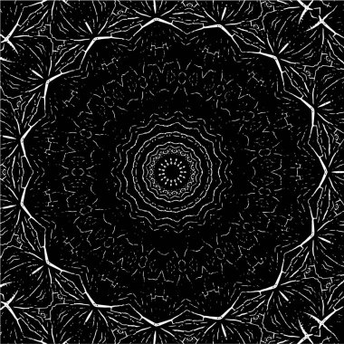 Süslü kaleydoskopik tek renkli arkaplan