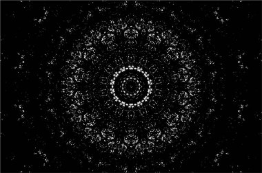 Kaleydoskopik desenli tek renkli süslemeli arkaplan