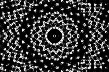 Kaleydoskopik desenli tek renkli süslemeli arkaplan