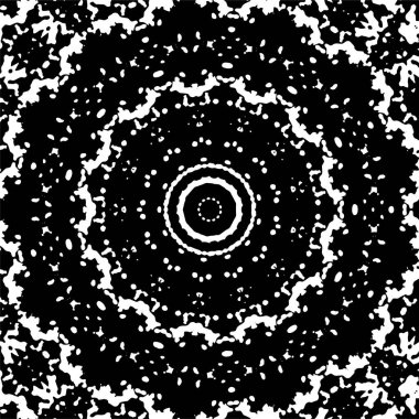 Tertemiz siyah beyaz mozaiğin vektör çizimi