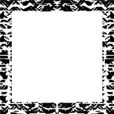 Beyaz kopyalama alanı olan Grunge kenar çerçevesi. 